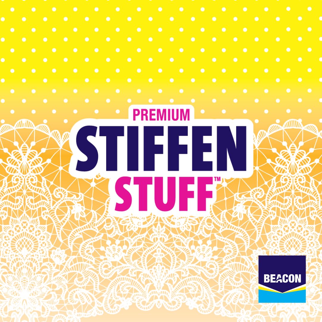 Stiffen Stuff Fabric Stiffening Spray - Quick, Even Application with No Flaking or Cracking, 8-Ounce