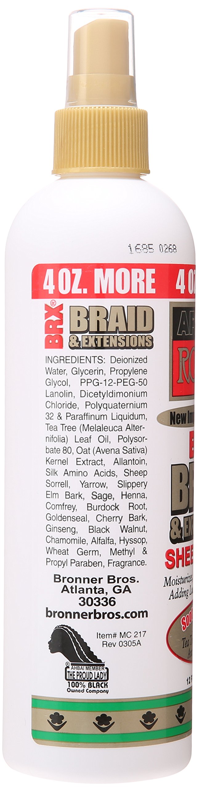 BB BRX Braid and Extensions Sheen Spray, 12 oz.