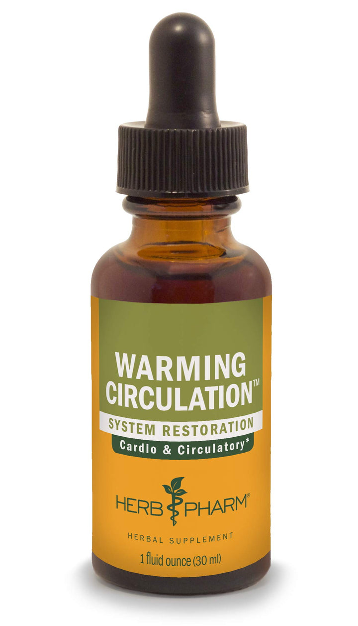 Warming Circulation Liquid Herbal Formula for Cardiovascular and Circulatory Support - 1 Ounce (FGINGER01)