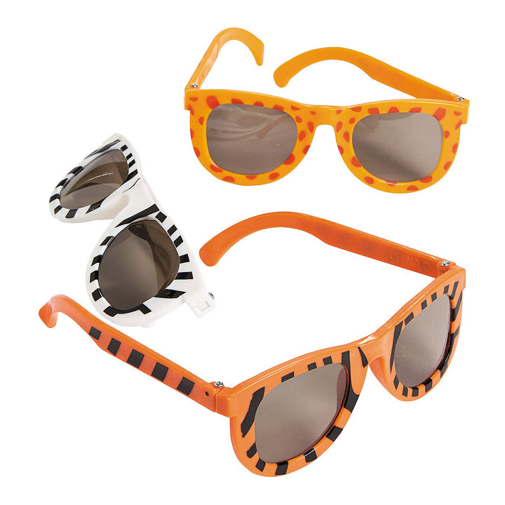 Animal Print Sunglasses Assortment (1 dz) (colors may vary)