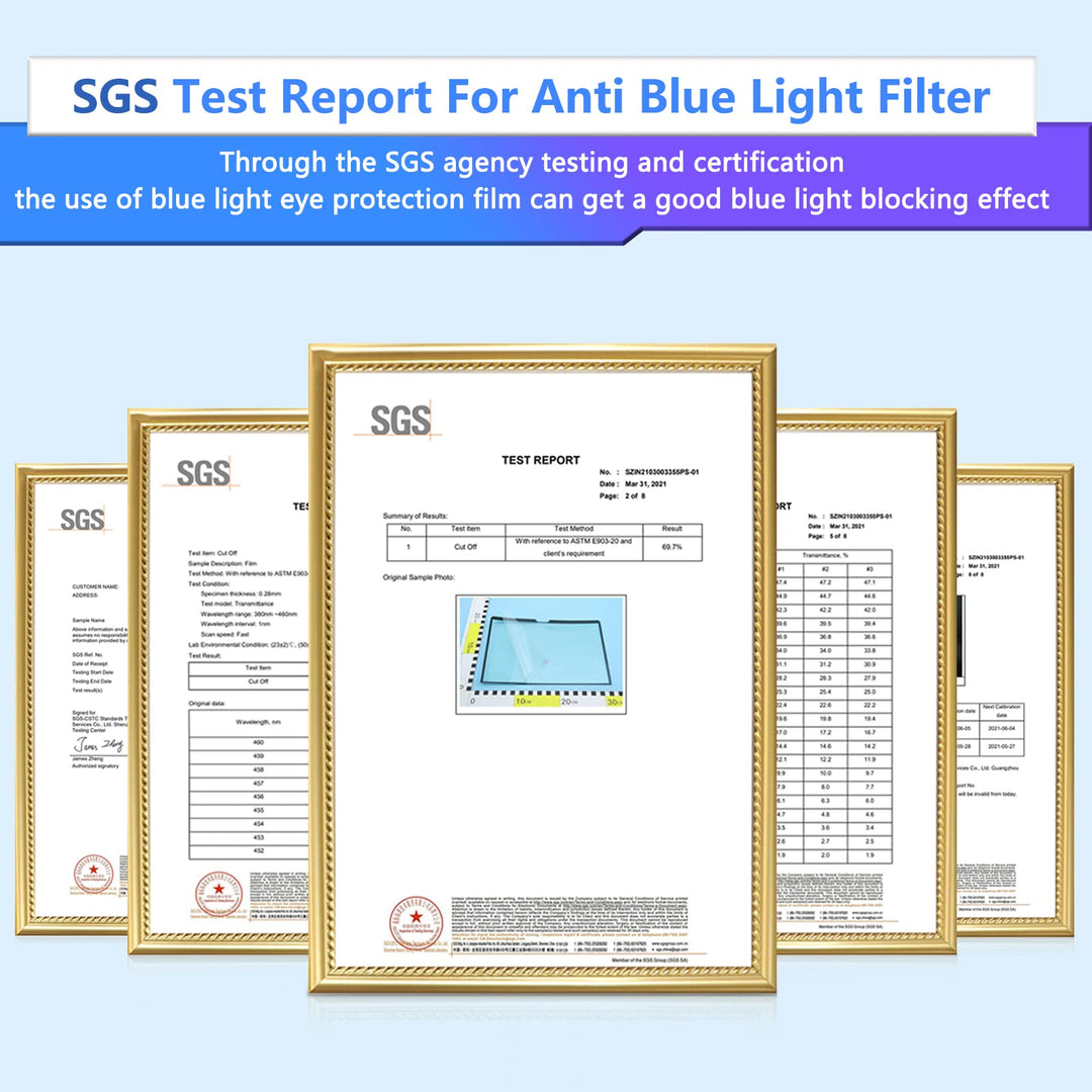 MacBook Air 13 Screen Protector,Removable Anti Blue Light Screen Protector for MacBook Air 13 inch (2021-2018,M1)/MacBook Pro 13 in (2022/2016,M1,M2),Protection for Your Eyes/Bubble Freen Matte