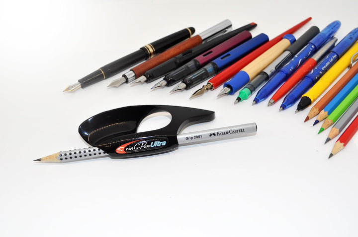 Grip Support for Writing and Art Tools (Large, Black)