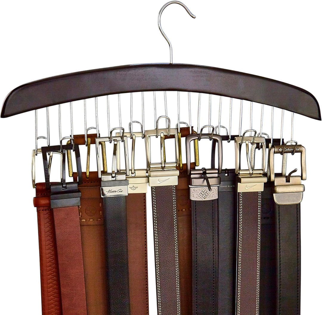 Richards Belt Organizer 12 Hooks - Belt Hanger for Clos