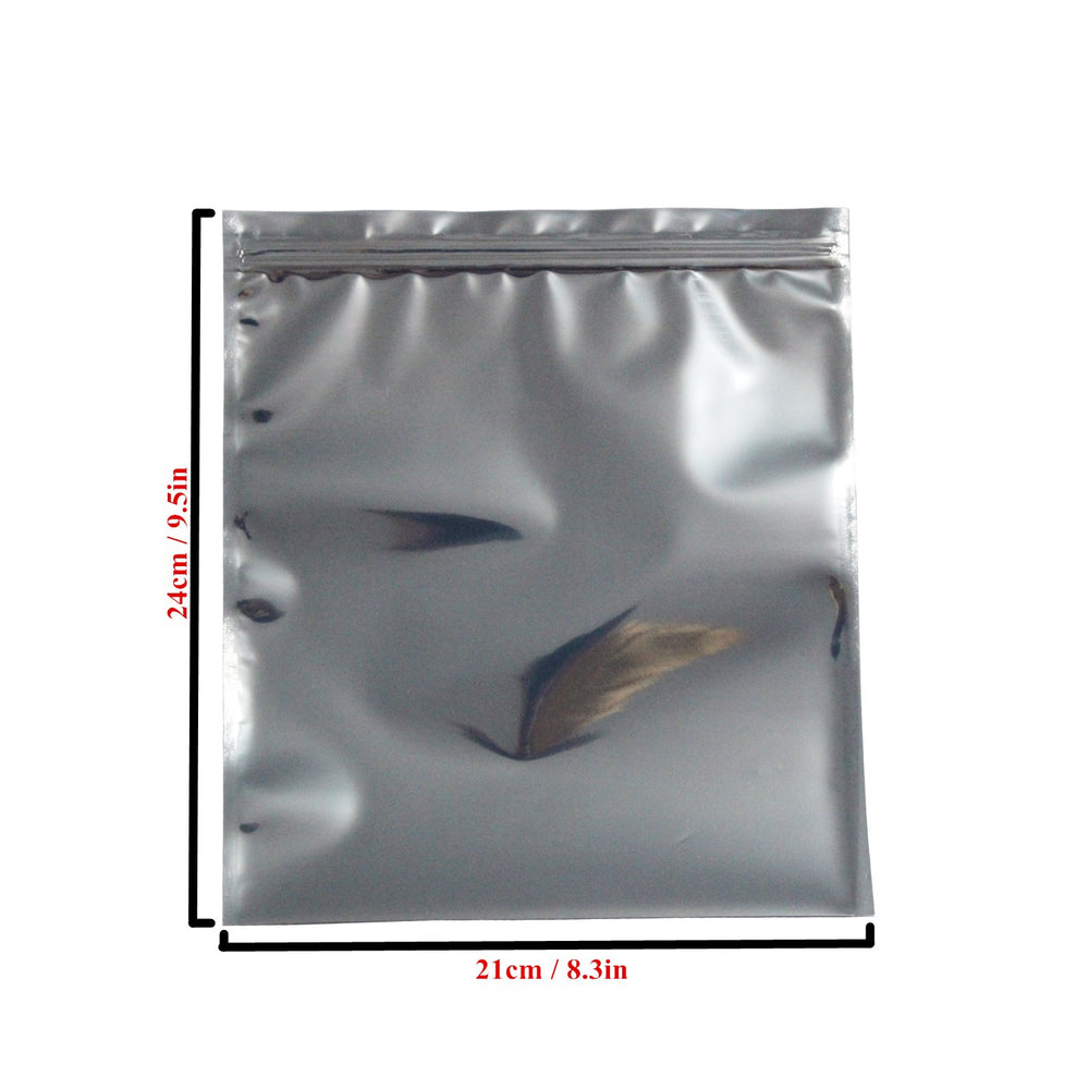 50 Pieces Antistatic Resealable Large Size Bags for Motherboard HDD and Electronic Device, 21cm x 24cm / 8.3in x 9.5in