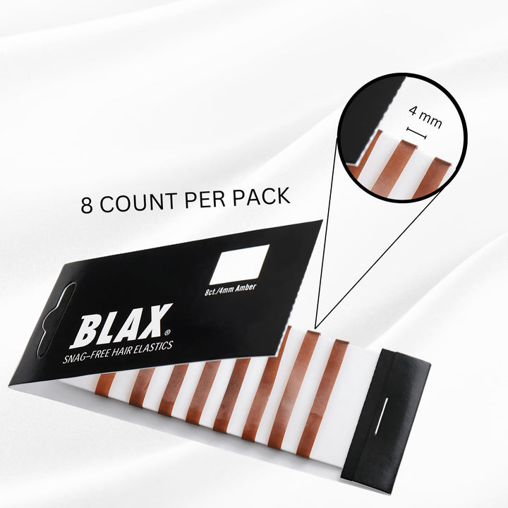 Blax Hair Elastics 4MM Brown