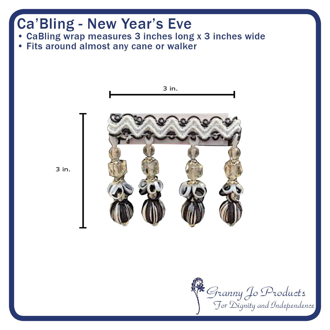 Granny Jo Products Ca &#39;Bling, Black/White, 1 Ou