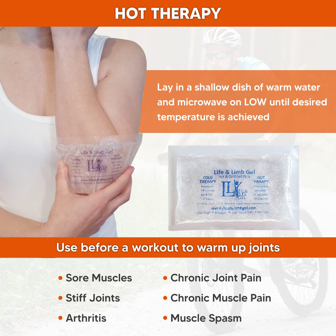 Extra Small Mini Reusable Gel Ice Pack for Injuries (3 
