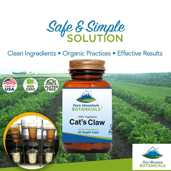 Pure Mountain Botanicals Cat’s Claw Capsules - 90 Koshe