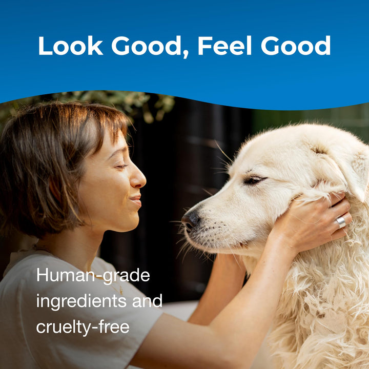 Fresh ’n Clean Oatmeal ’n Baking Soda Conditioner, Tropical Fresh Scent - 18 oz - Gently Cleans, Soothes &amp; Deodorizes Dogs with Vitamin E &amp; Aloe Vera - Soap Free