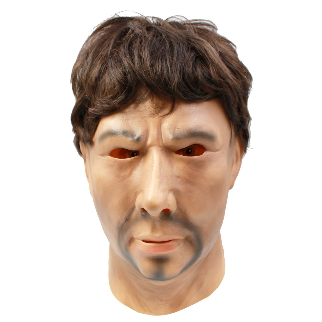Novelty Halloween Costume Party Latex Human Realistic Head Mask Strong Man