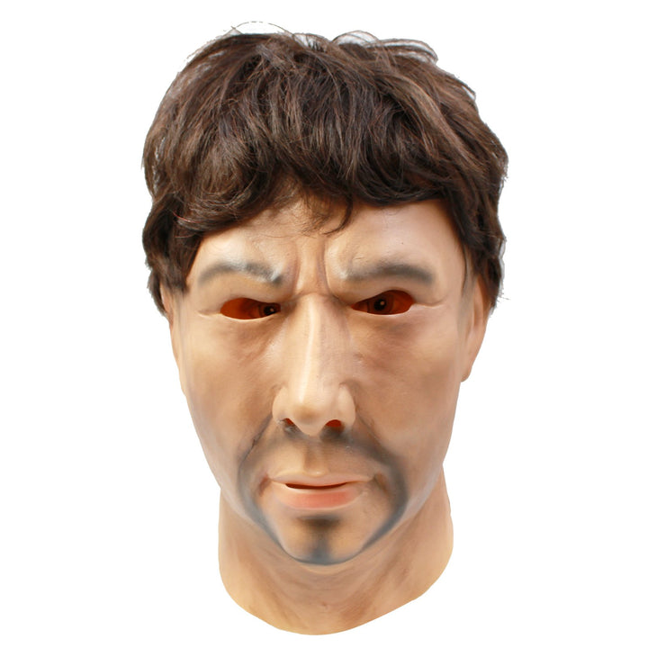 Novelty Halloween Costume Party Latex Human Realistic Head Mask Strong Man