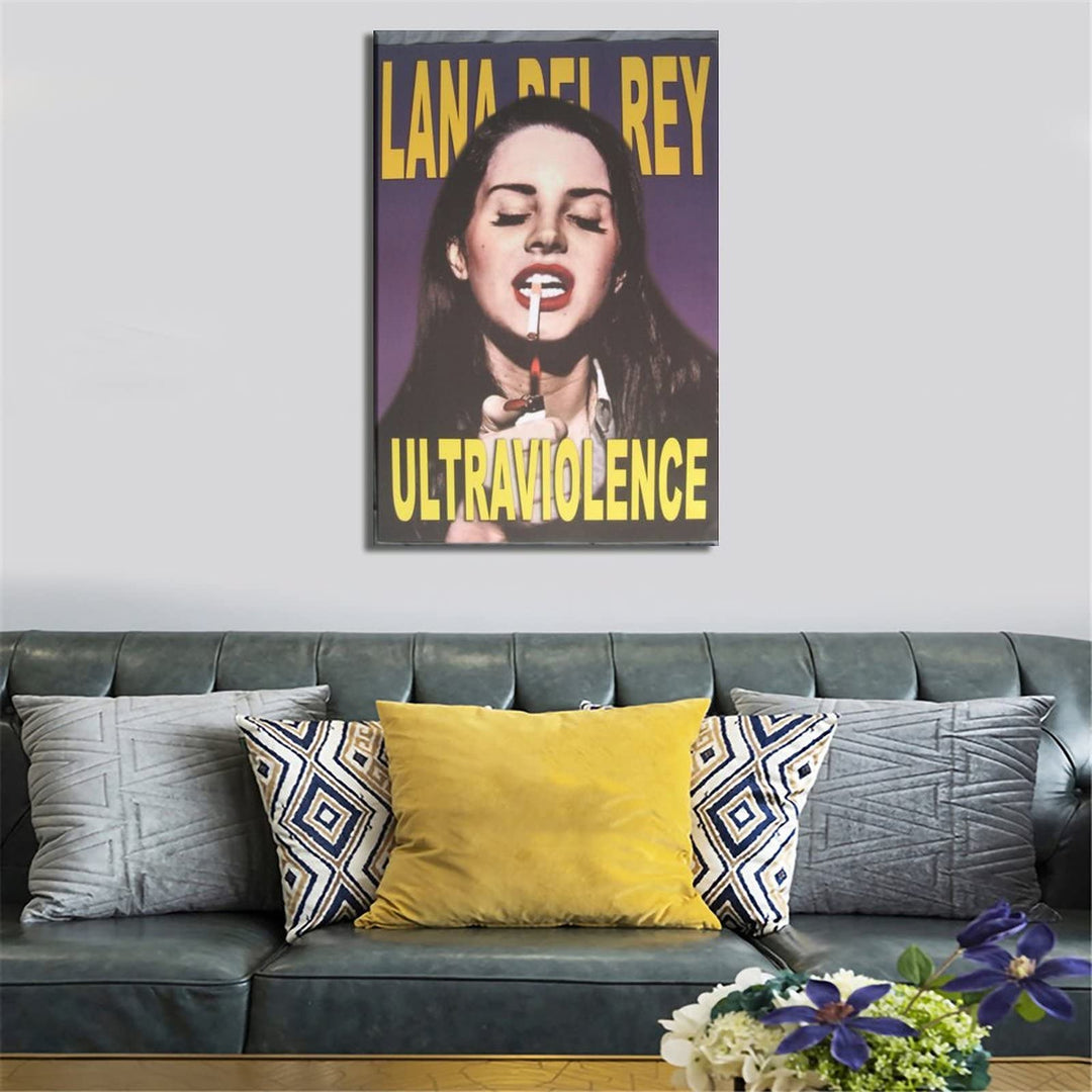 DQDF Lana Del Rey Posters Canvas Art Poster decorative wall decoration Poster 12x18inchs(30x45cm)