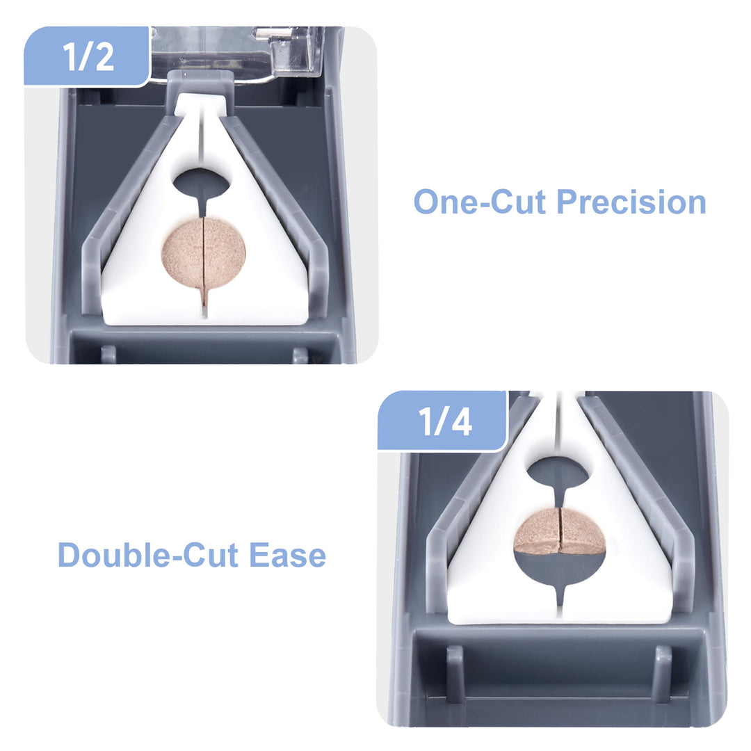 Fullicon Pill Cutter for Small or Large Pills, Pill Spl