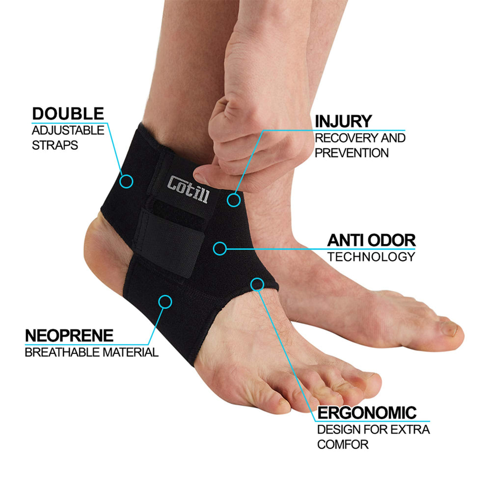Cotill Ankle Support for Men and Women - Neoprene Breat