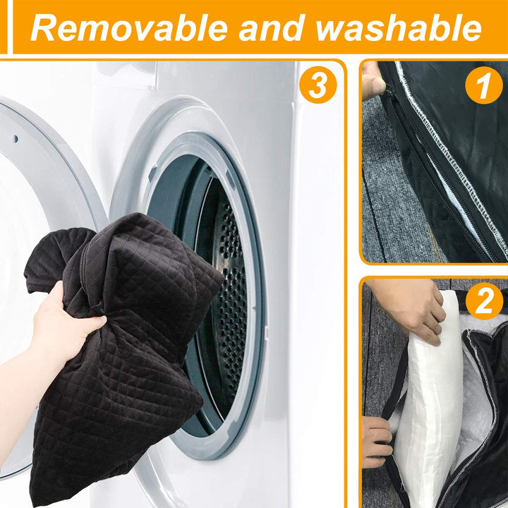 Dog Car Seat Pet Booster Seat with Pocket for Small and Medium Dogs Under 35 lbs Travel Safety,Non-Slip Base and Thickened Sponge Pad, can be Disassembled and Easy to Clean(Black)