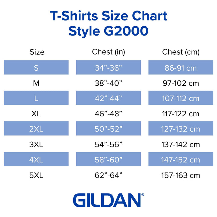 Gildan Adult Ultra Cotton T-Shirt, Style G2000, Multipa