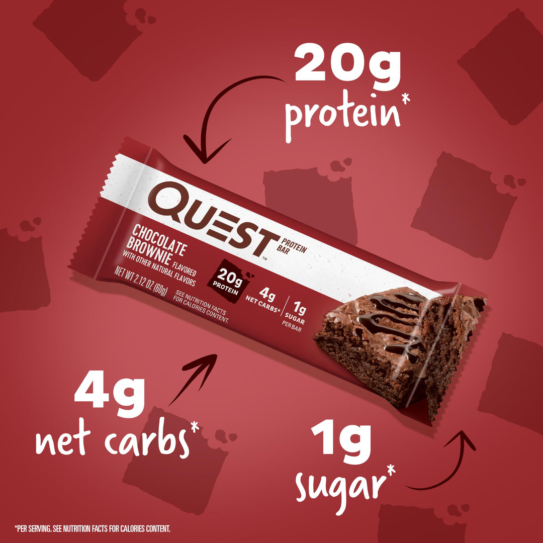 Bar - 60g (Pack of 12, Chocolate Brownie)