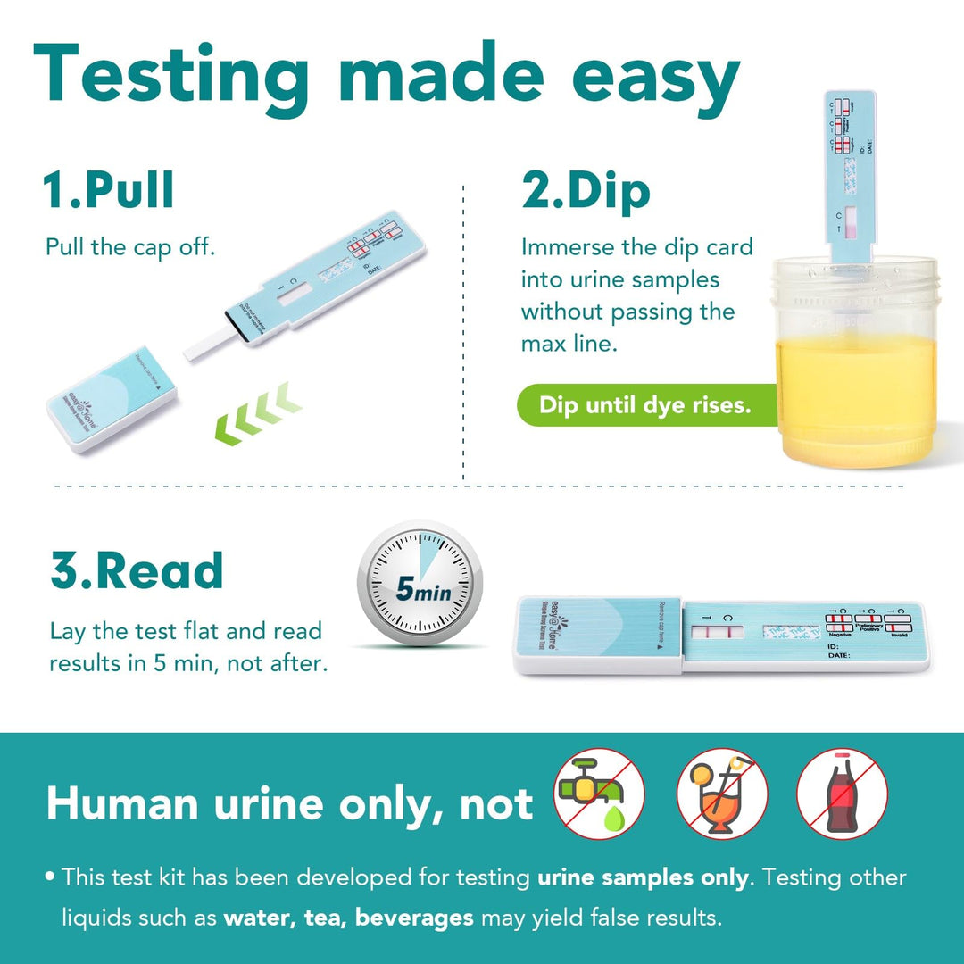 15 Pack Easy@Home Marijuana (thc) Single Panel Drug Tests Kit - 15 Tests