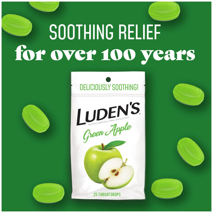 Luden&#39;s Green Apple Throat s | Deliciously Soot