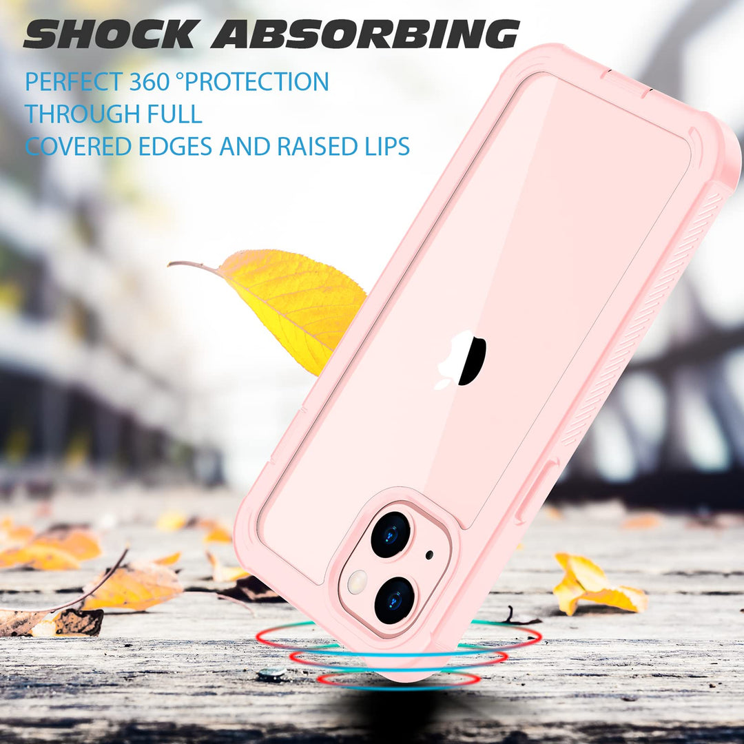 Pakoyi iPhone 13 Full Body Bumper Case, Anti-Scratch Sc