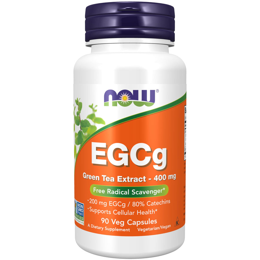 NOW Foods Supplements, EGCg Green Tea Extract 400 mg, F