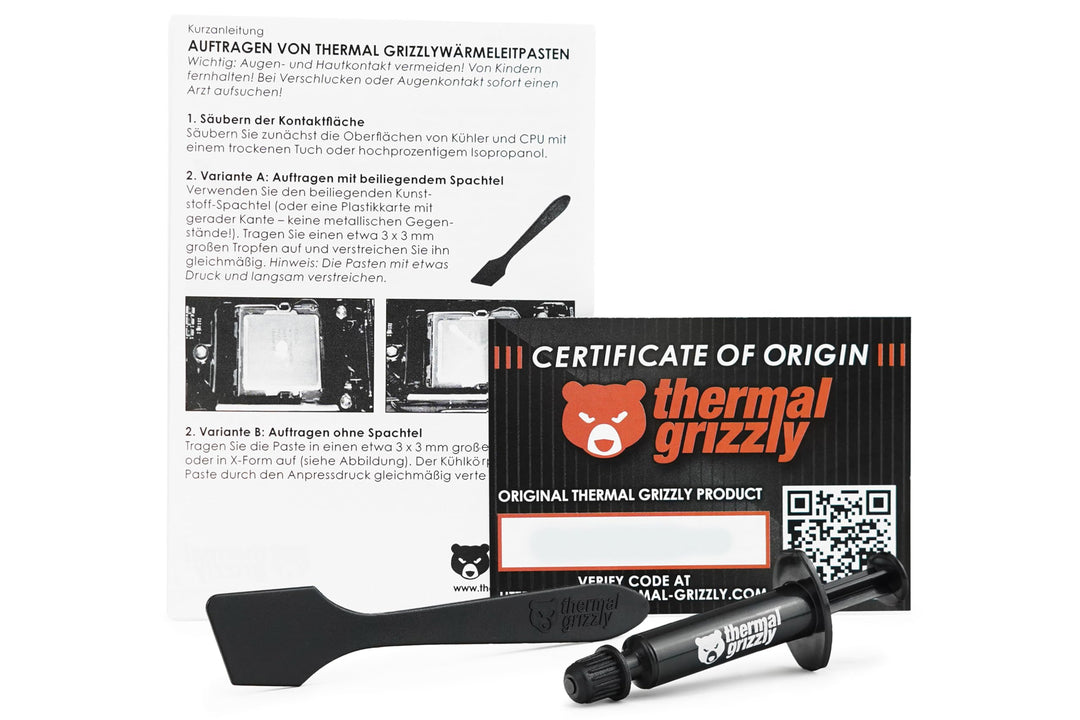 Thermal Grizzly Kryonaut, High Performance Thermal Past
