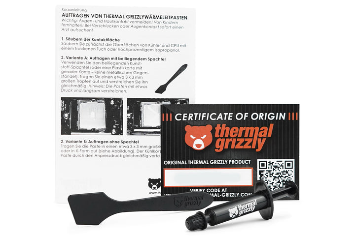 Thermal Grizzly Kryonaut, High Performance Thermal Past