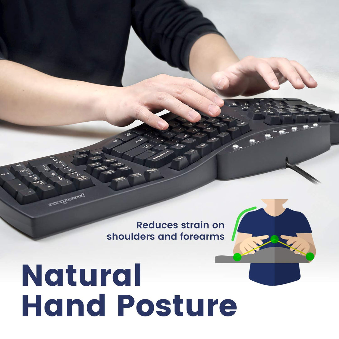 Perixx Periboard-512 Ergonomic Split Keyboard - Natural