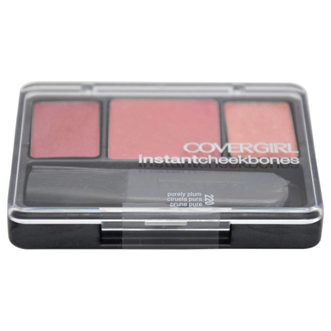 Instant Cheekbones Contouring Blush Purely Plum 220, 0.29 Ounce Pan (packaging may vary)