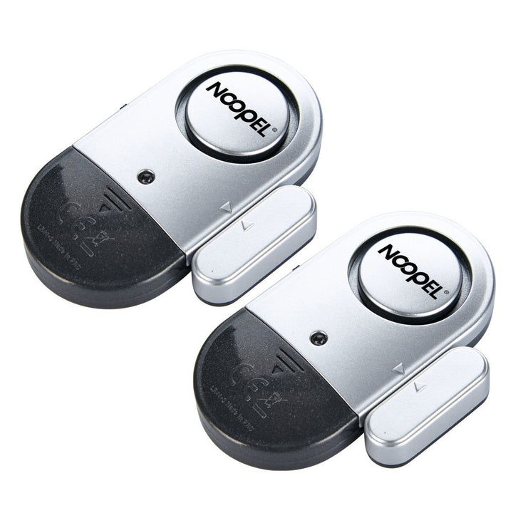 Door Window Alarm 2 Pack Home Security Sensor Burglar Anti-Theft 120DB Alarm with Batteries Included - DIY Easy to Install (2)