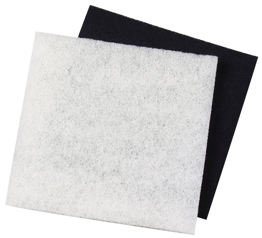 Pondmaster Danner 12202 Carbon and Coarse Pad Replacement Filter, Black, 12x 12