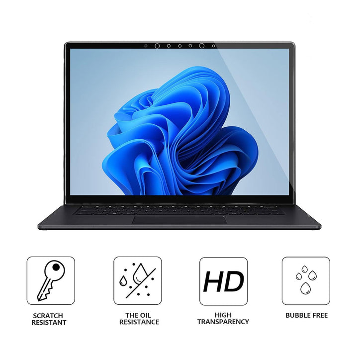 Screen Protector for Surface Laptop 6/ Laptop 5 13.5 Inch, Tempered Glass/Easy Installation/Ultra Clear Screen, Also Compatible for Microsoft Surface Laptop 4/3/2/1