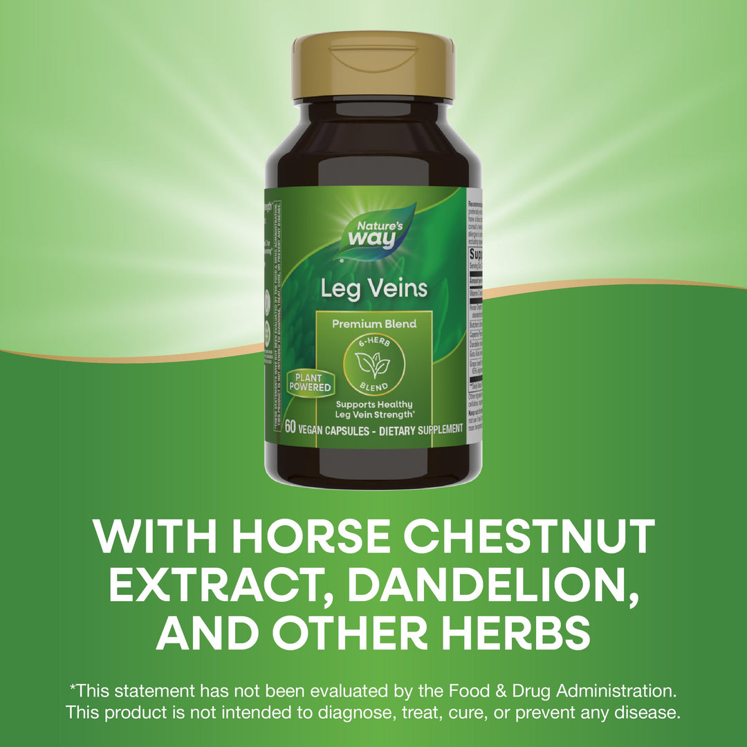 Nature&#39;s Way Leg Veins, Supports Healthy Leg Ve