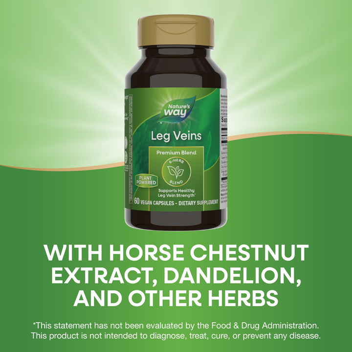 Nature&#39;s Way Leg Veins, Supports Healthy Leg Ve