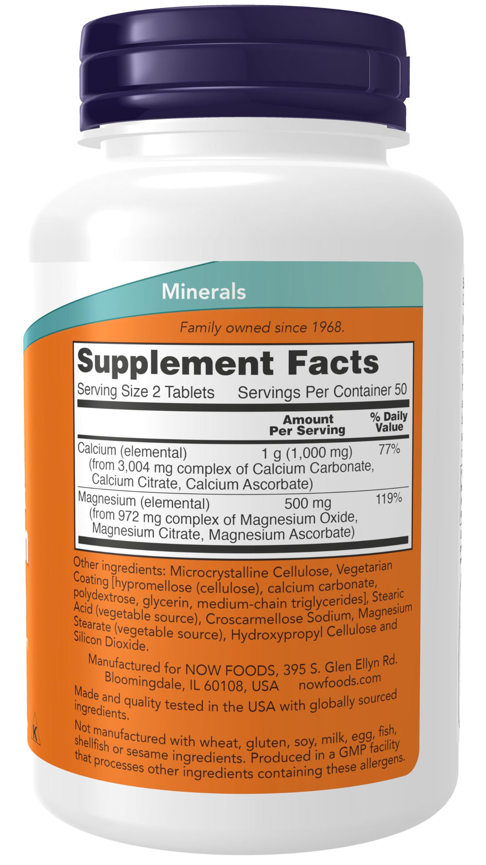 NOW Foods Supplements, Calcium & Magnesium 2:1 Rati
