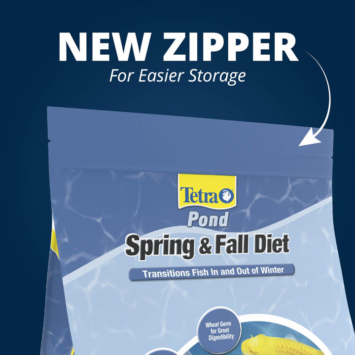 Pond Spring And Fall Diet 3.08 Pounds, Pond Fish Food, For Goldfish And Koi, 7 L