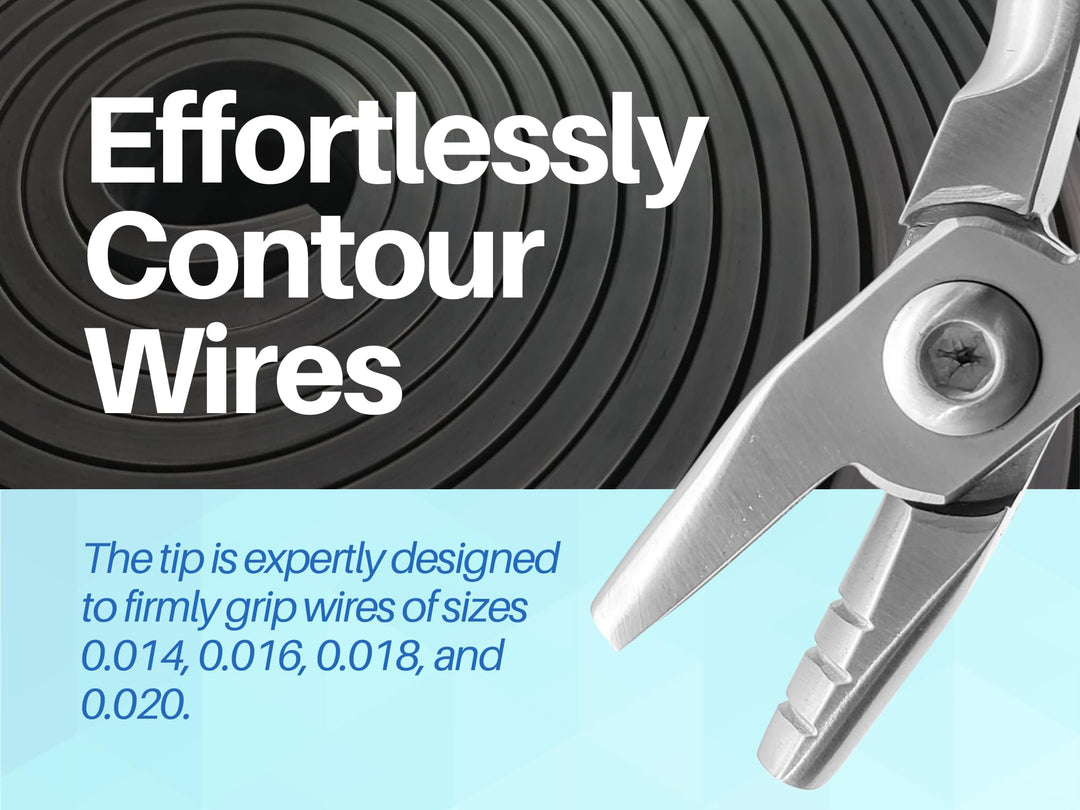 Dela rosa pliers with grooves Hollow Chop contouring pliers Arch forming pliers Wire contouring pliers Orthodontic dental ARTMAN BRAND