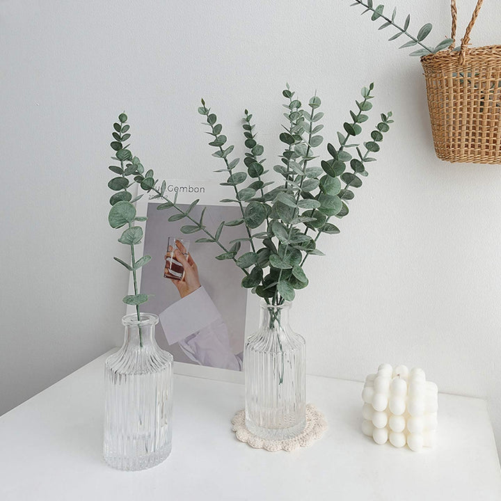 FUNARTY 15pcs 18 Tall Eucalyptus Stems Decor Artificial