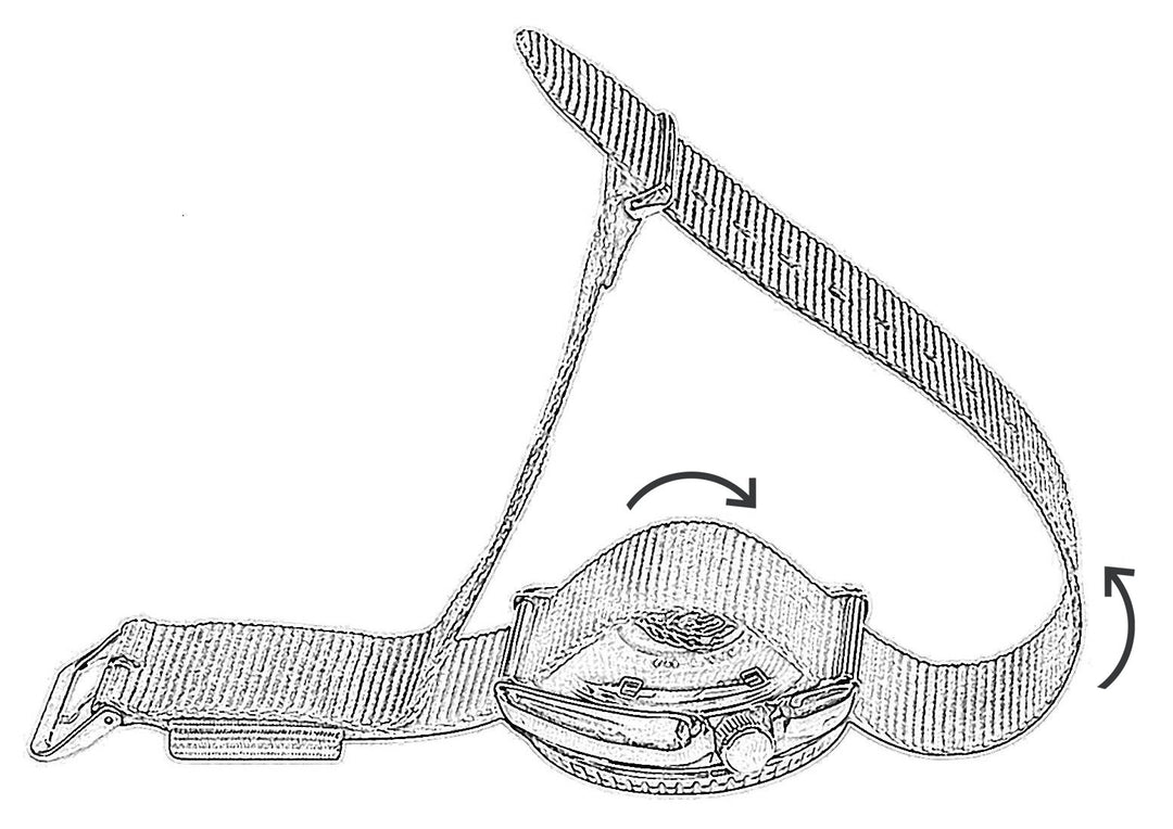 22mm Black Standard Length - BARTON Leather NATO® Style Watch Straps