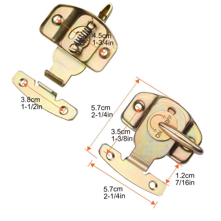 6 Sets of Align-N-Lock Table Locks, Abuff Heavy Duty Dining Training Table Buckles Connectors Great for Table Leaf, Extension Tables, Computer Workstations and Conference Tables