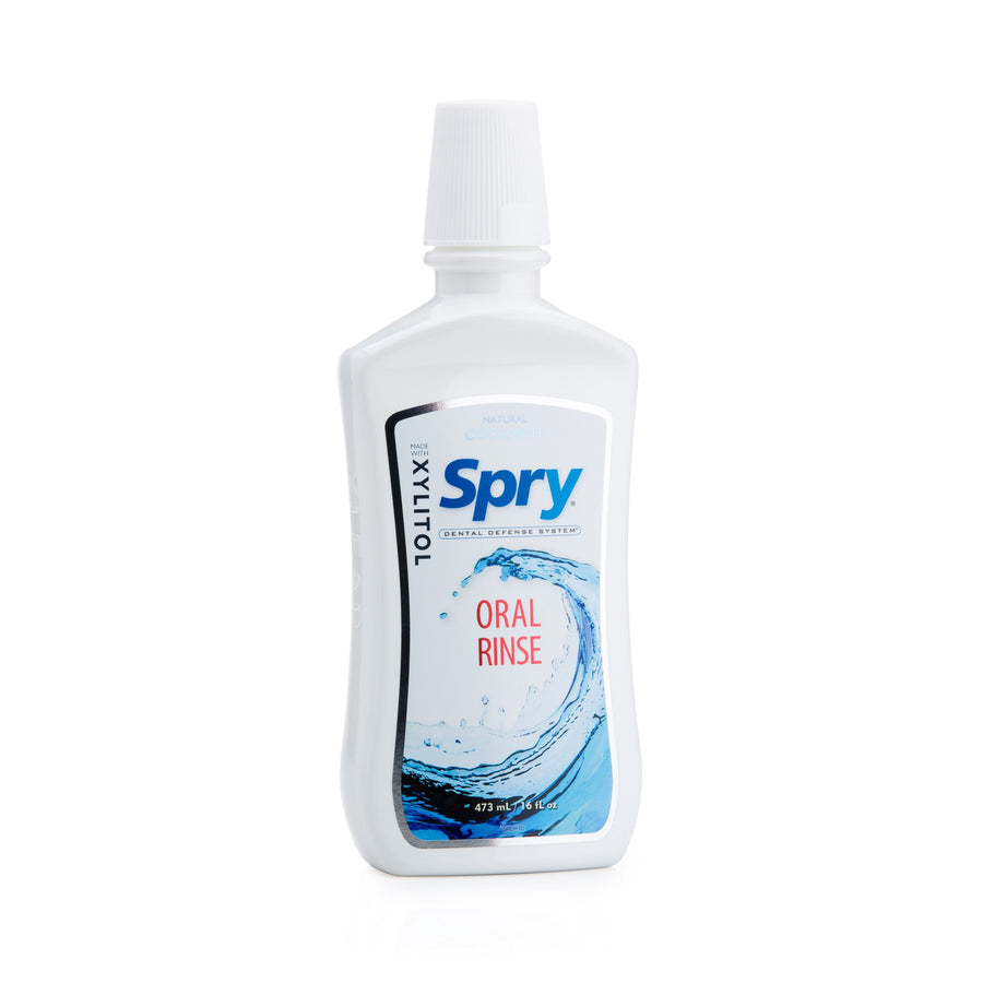 Xlear Spry Oral Rinse 16 oz Clear no coloring