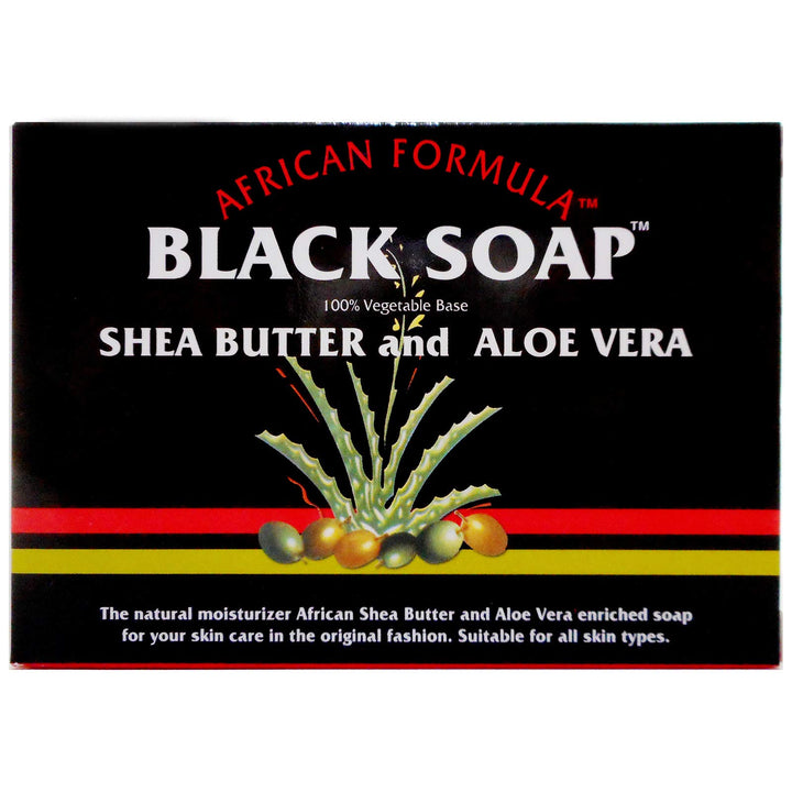 African Formula Black Soap 3.5 Ounce Shea Butter &a