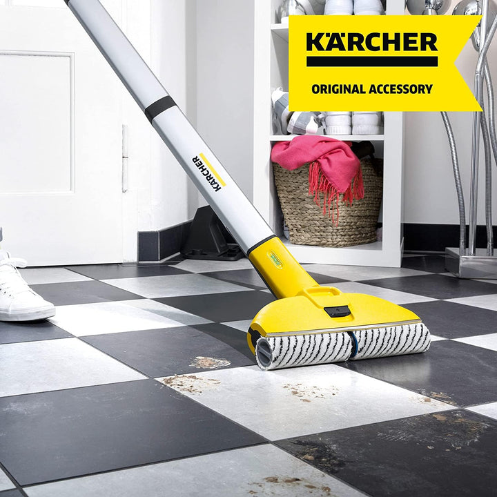 FC Stone and Tile Rollers for Karcher FC3, FC5, FC7 Electric Floor Cleaner Mop, Microfiber Rollers - 2 Pack