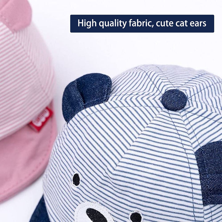 Sun Hat for Baby Boy Girl, Soft Cotton Hat for Baby Tod