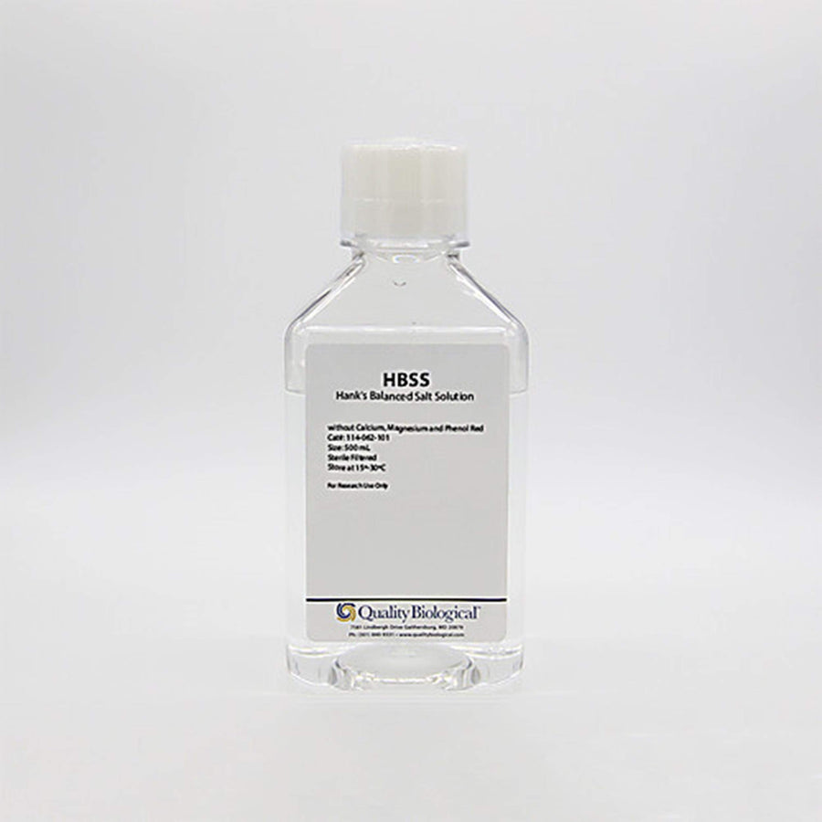 114-062-101 Hanks' Balanced Salt Solution without Ca, Mg & Phenol Red, 500 ml