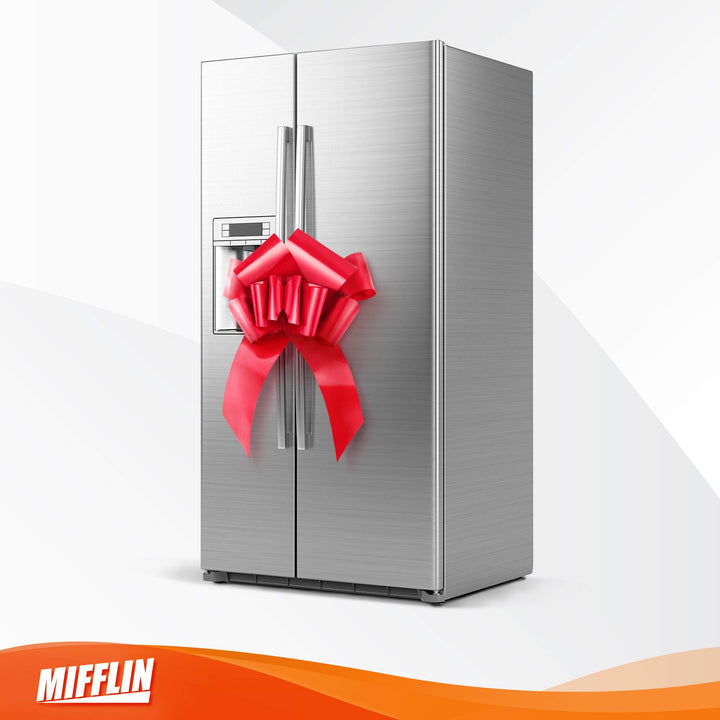 Mifflin-USA Big Car Bow (Matte Red, 30 inch) Gift Bow, 