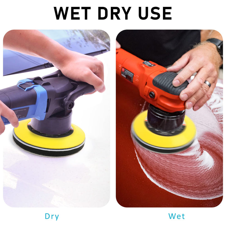 LotFancy 6 Inch Wet Dry Sanding Disc, 60PCS 60 to 7000 