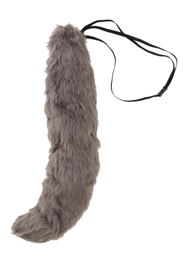Wolf Plush Oversized Costume Tail for Adults and Kids Standard