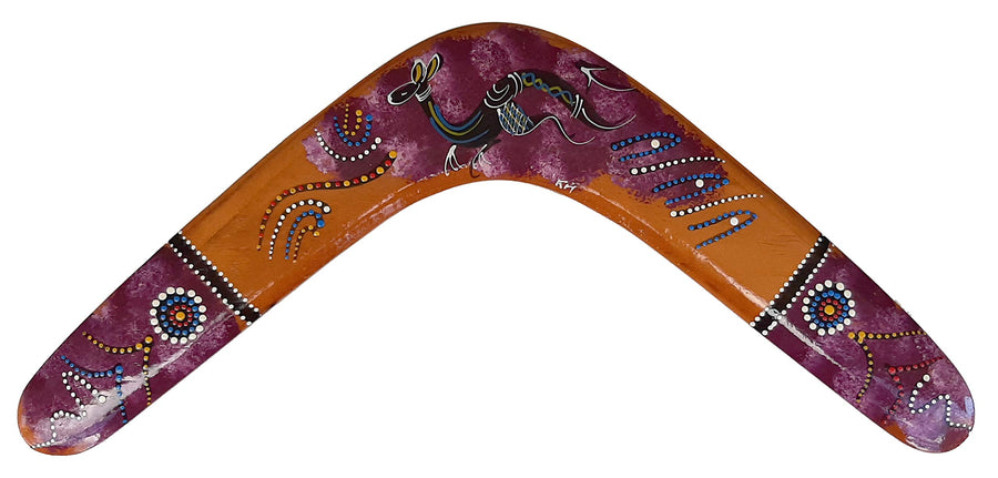 Large 18'' Wood Boomerang for Kids and Adults
