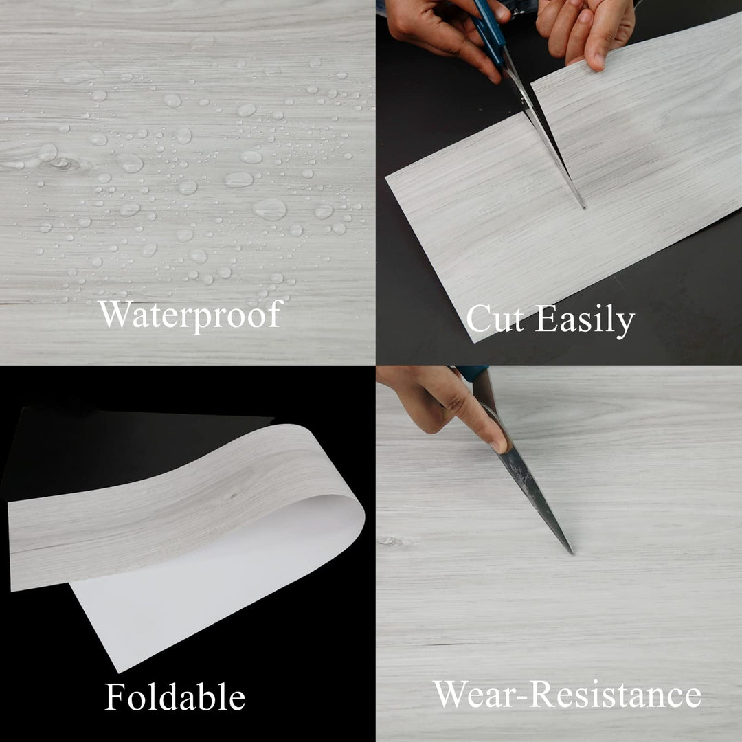 Peel and Stick Floor Tile, Vinyl Plank Flooring, Natura